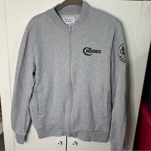 Crooks & Castles Graphic Zipper Sweatshirt